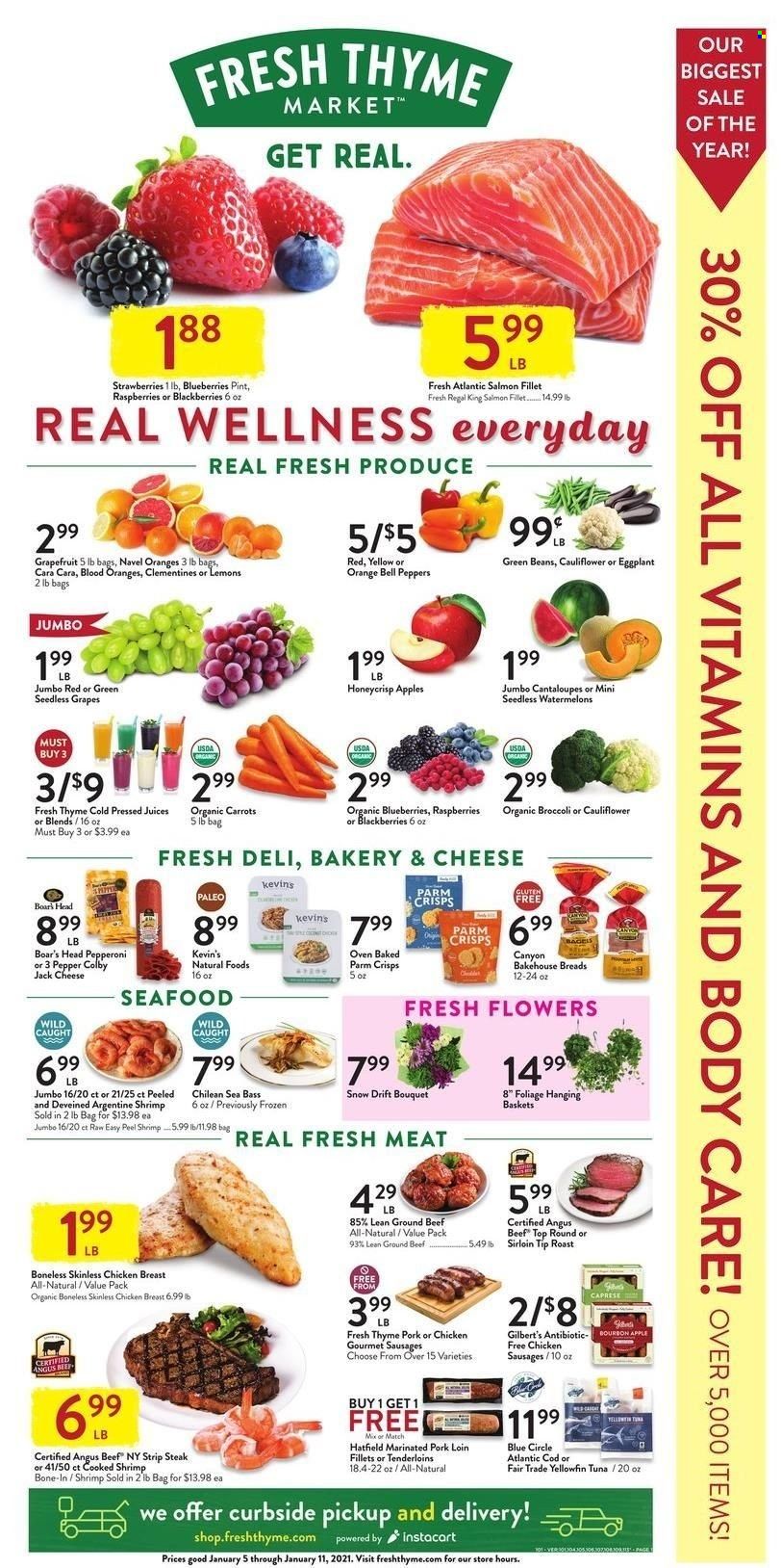 Fresh Thyme Weekly Ad Flyer January 5 to January 12