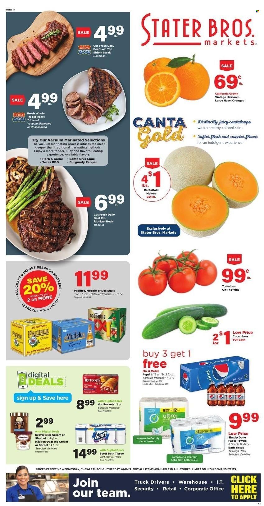 Stater Bros. (CA) Weekly Ad Flyer January 5 to January 12