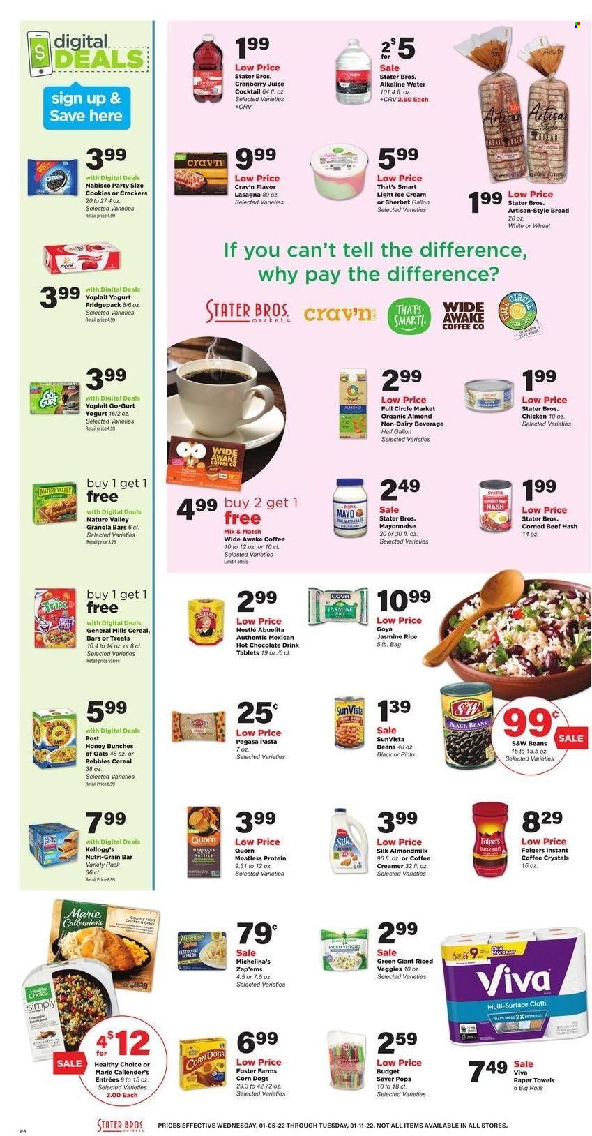 Stater Bros. (CA) Weekly Ad Flyer January 5 to January 12