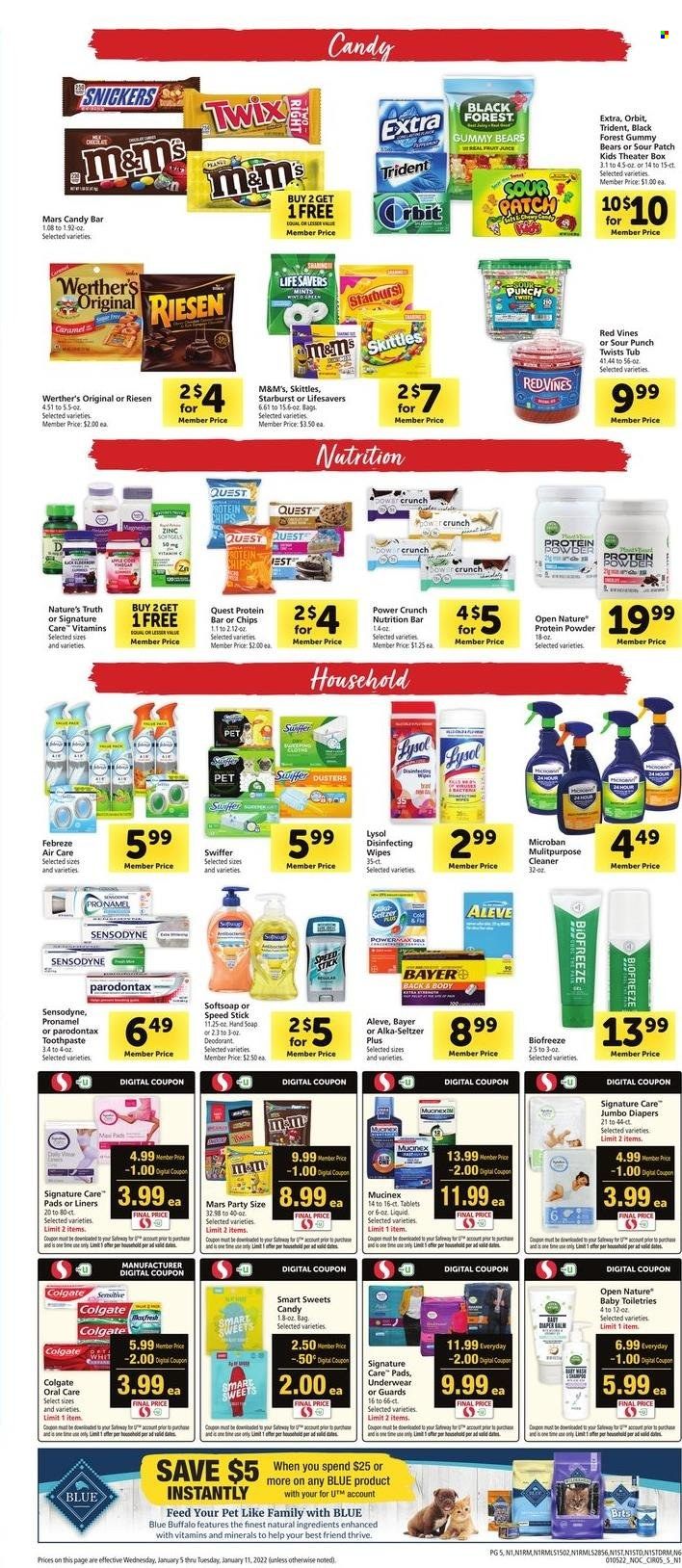 Safeway (AZ, CA, CO, HI, MD, NE, OR, VA, WA) Weekly Ad Flyer January 5 to January 12