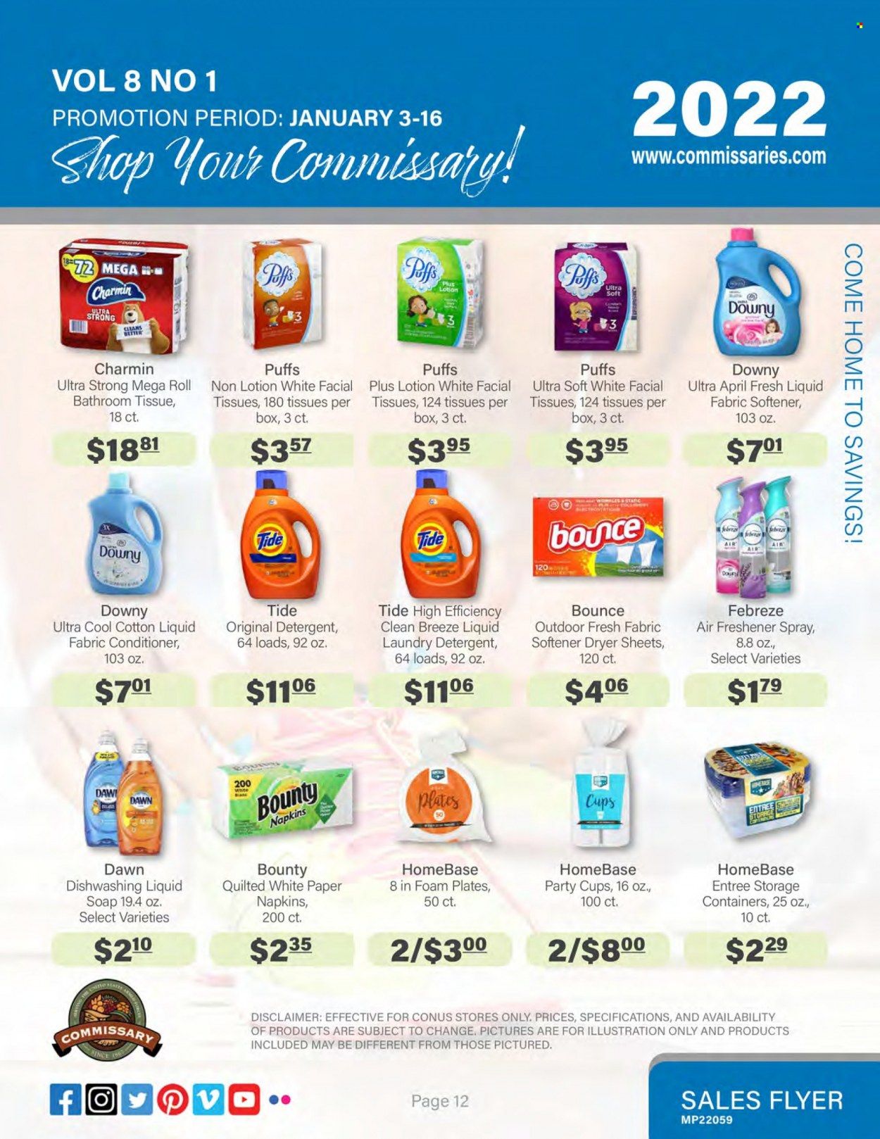 Commissary Weekly Ad Flyer January 5 to January 12