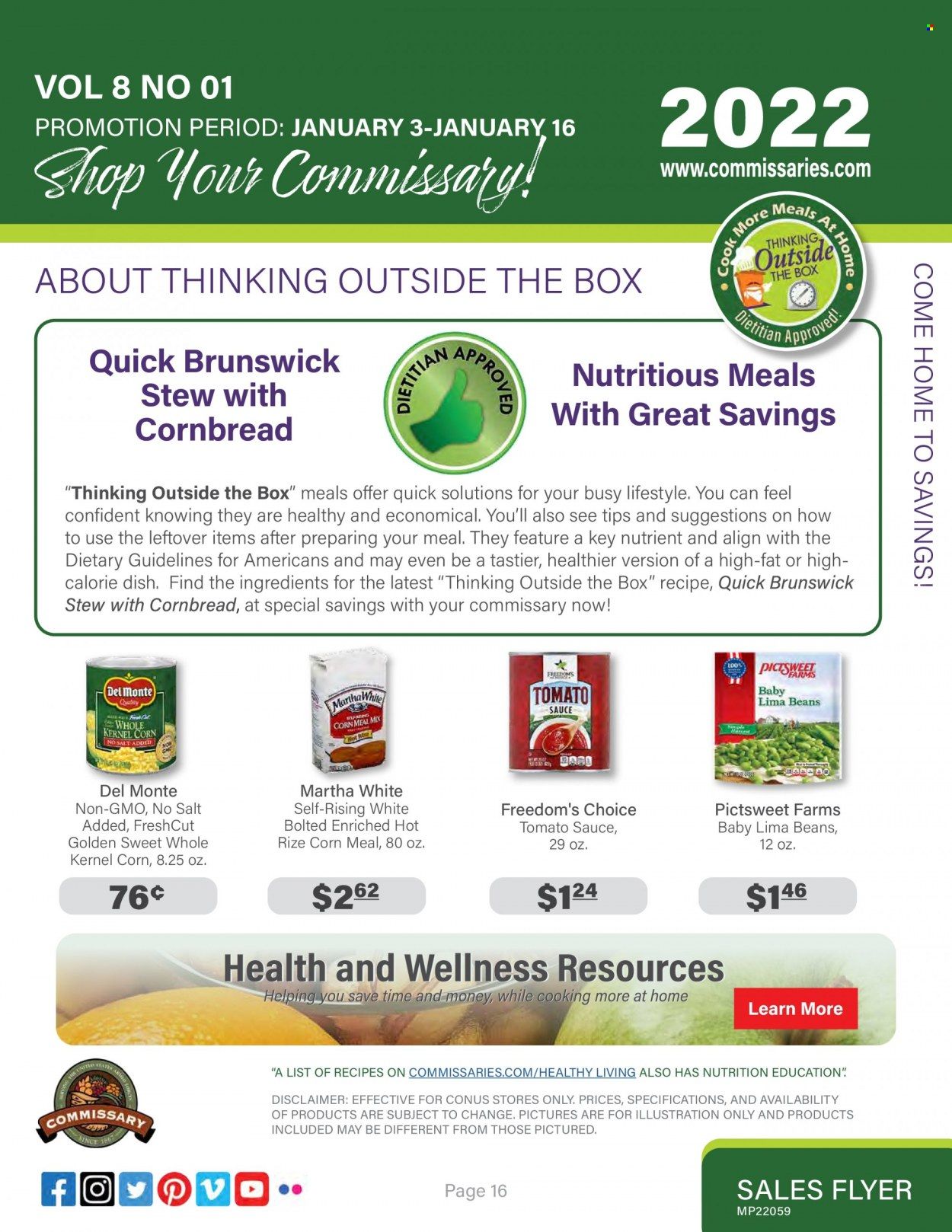 Commissary Weekly Ad Flyer January 5 to January 12