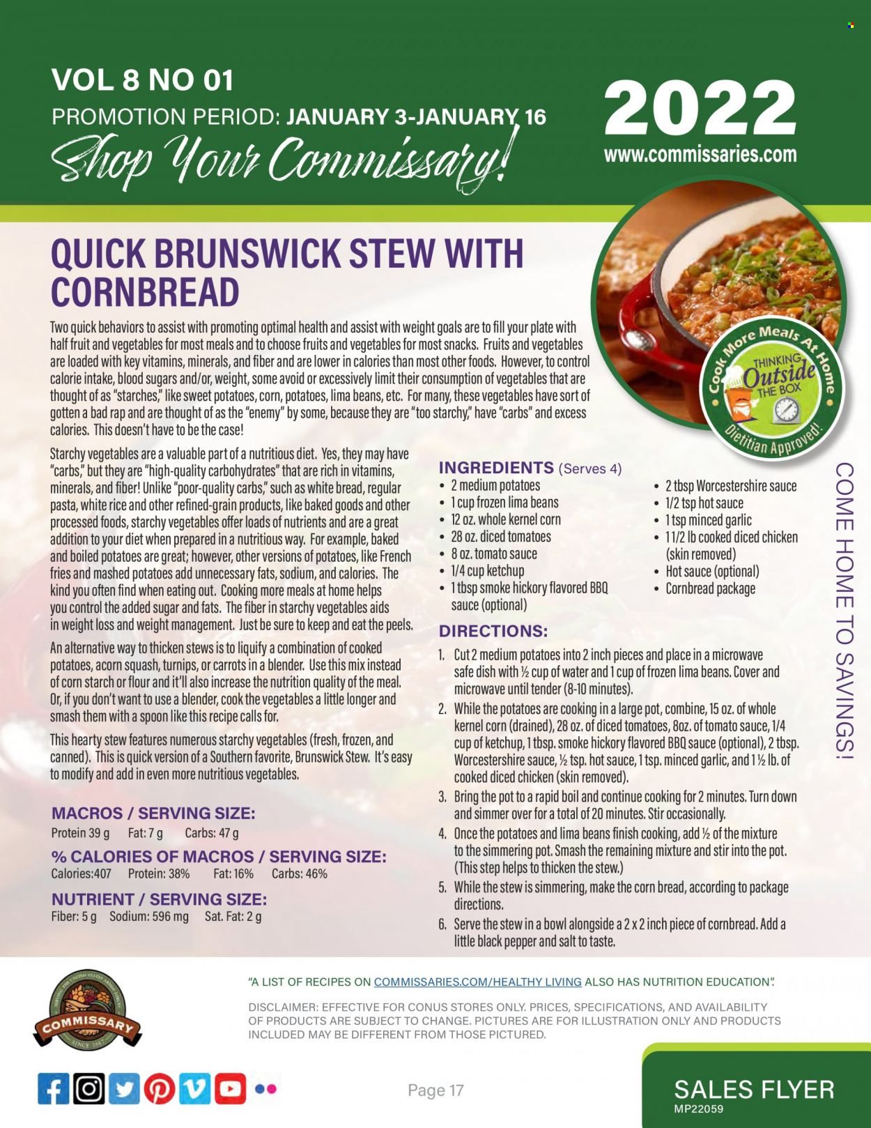 Commissary Weekly Ad Flyer January 5 to January 12