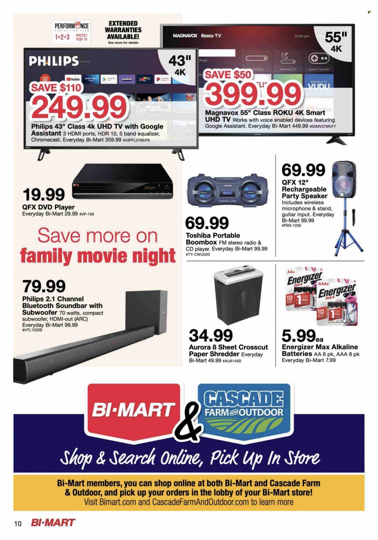 Bi-Mart (ID, OR, WA) Weekly Ad Flyer January 5 to January 12