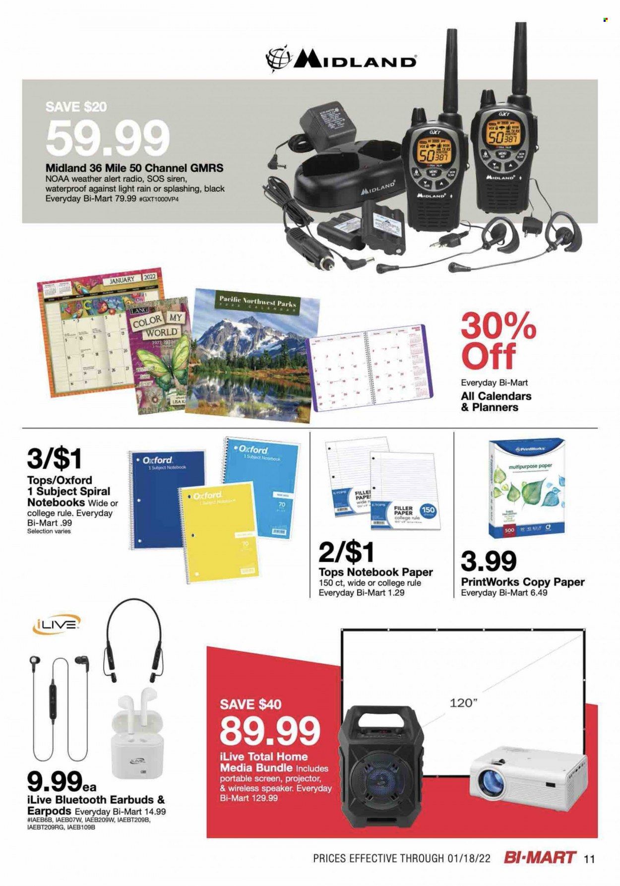 Bi-Mart (ID, OR, WA) Weekly Ad Flyer January 5 to January 12