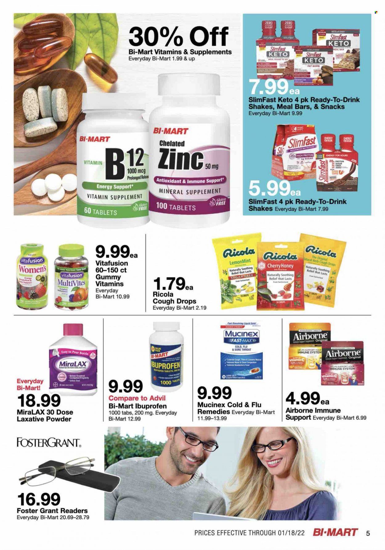 Bi-Mart (ID, OR, WA) Weekly Ad Flyer January 5 to January 12
