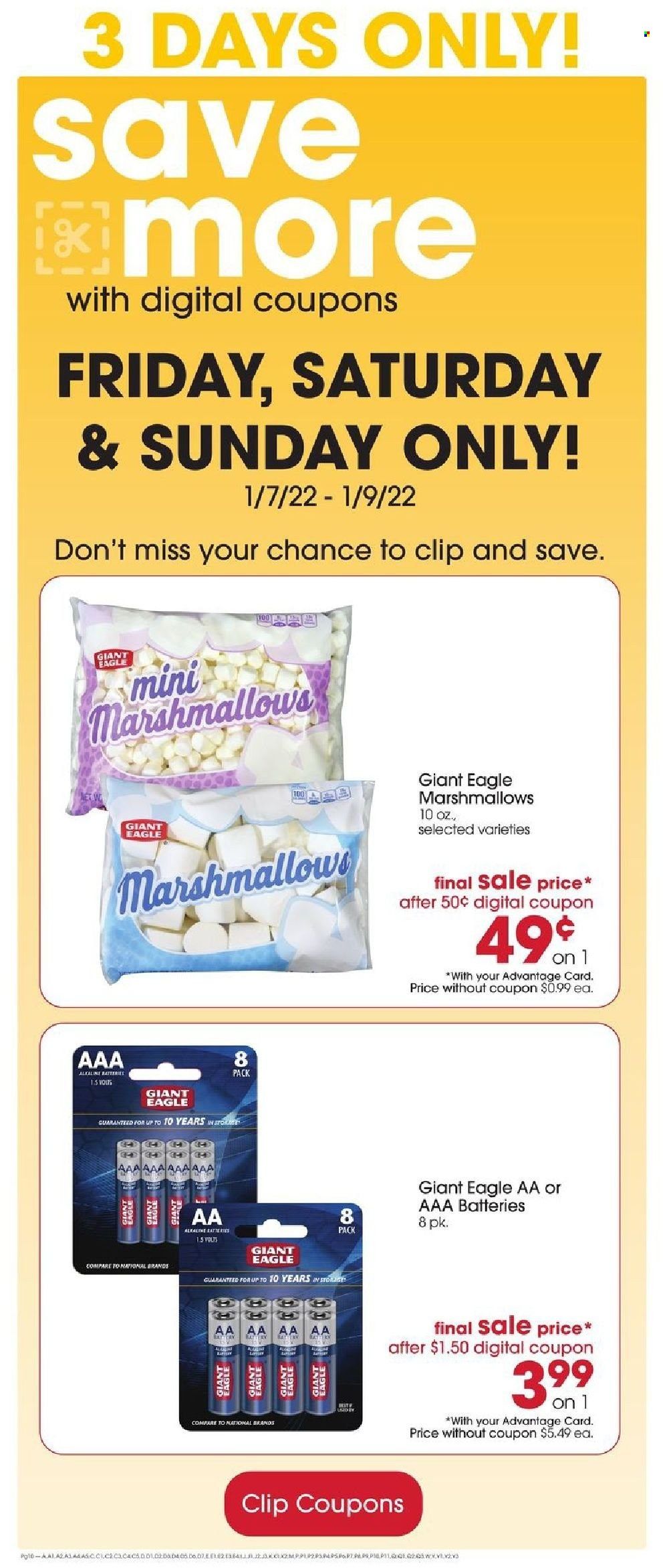 Giant Eagle (OH, PA) Weekly Ad Flyer January 5 to January 12