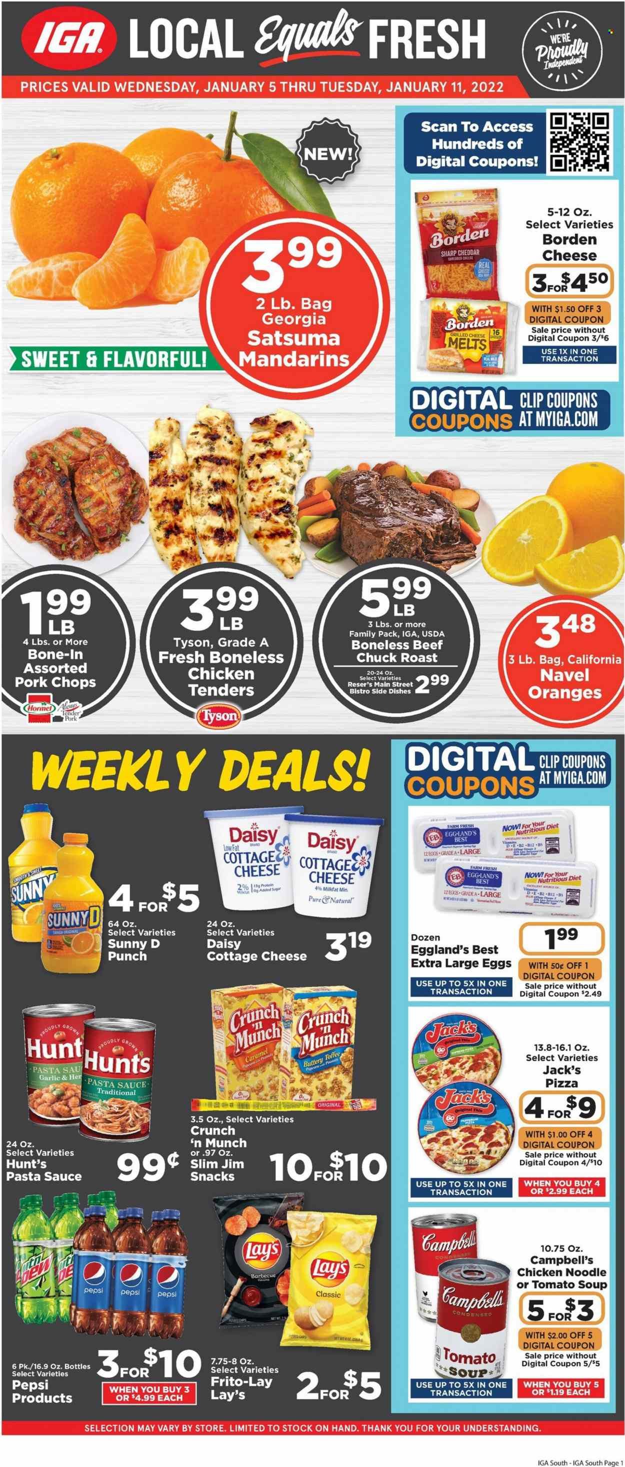 IGA Weekly Ad Flyer January 5 to January 12