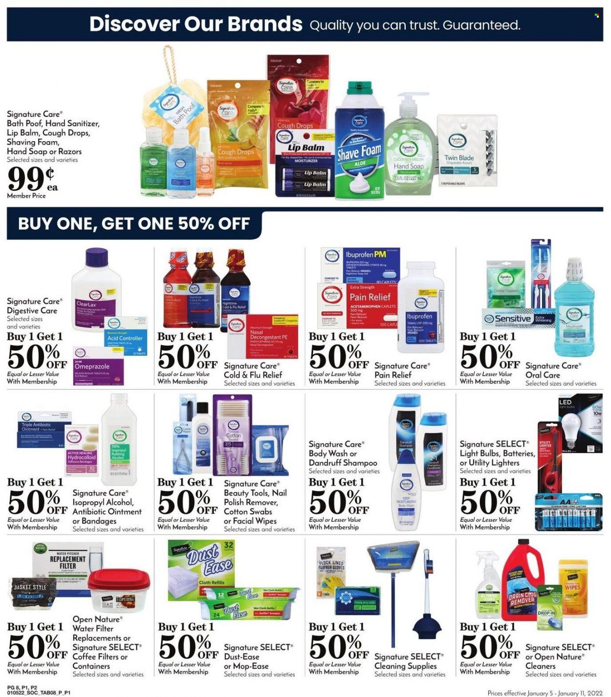 Pavilions (CA) Weekly Ad Flyer January 5 to January 12