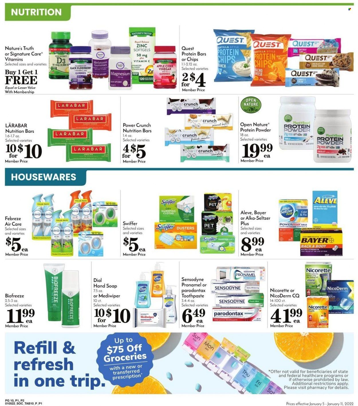 Pavilions (CA) Weekly Ad Flyer January 5 to January 12