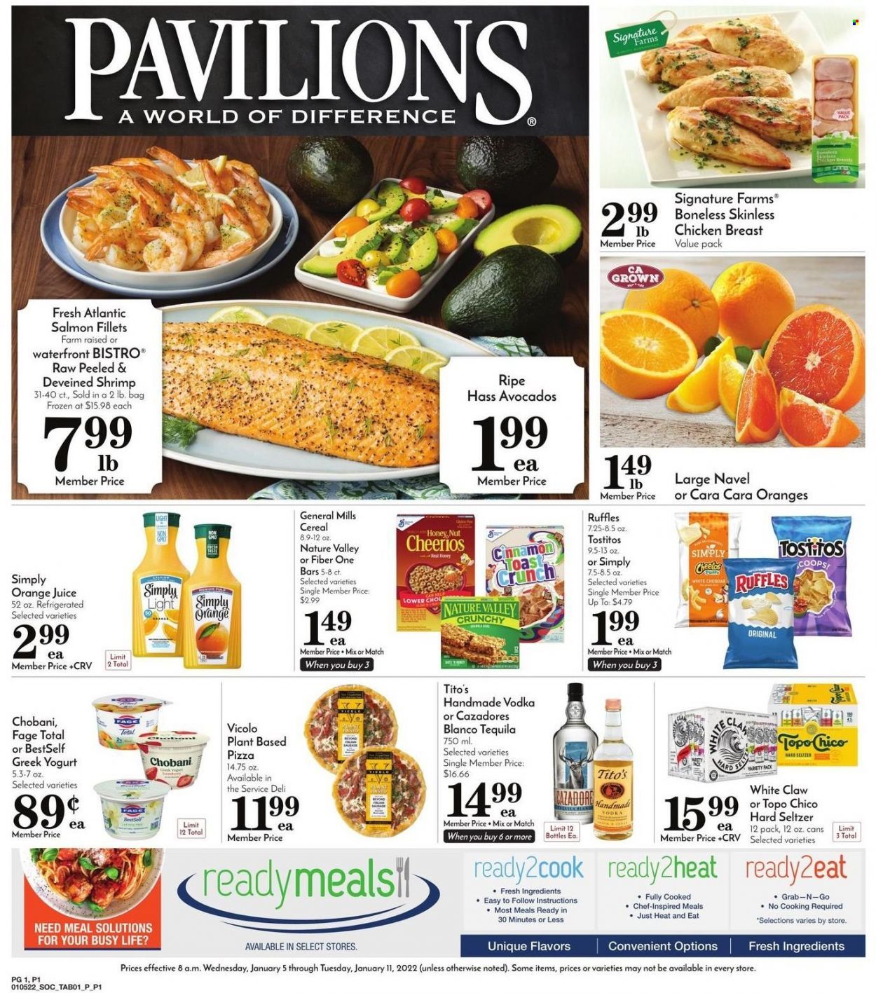 Pavilions (CA) Weekly Ad Flyer January 5 to January 12