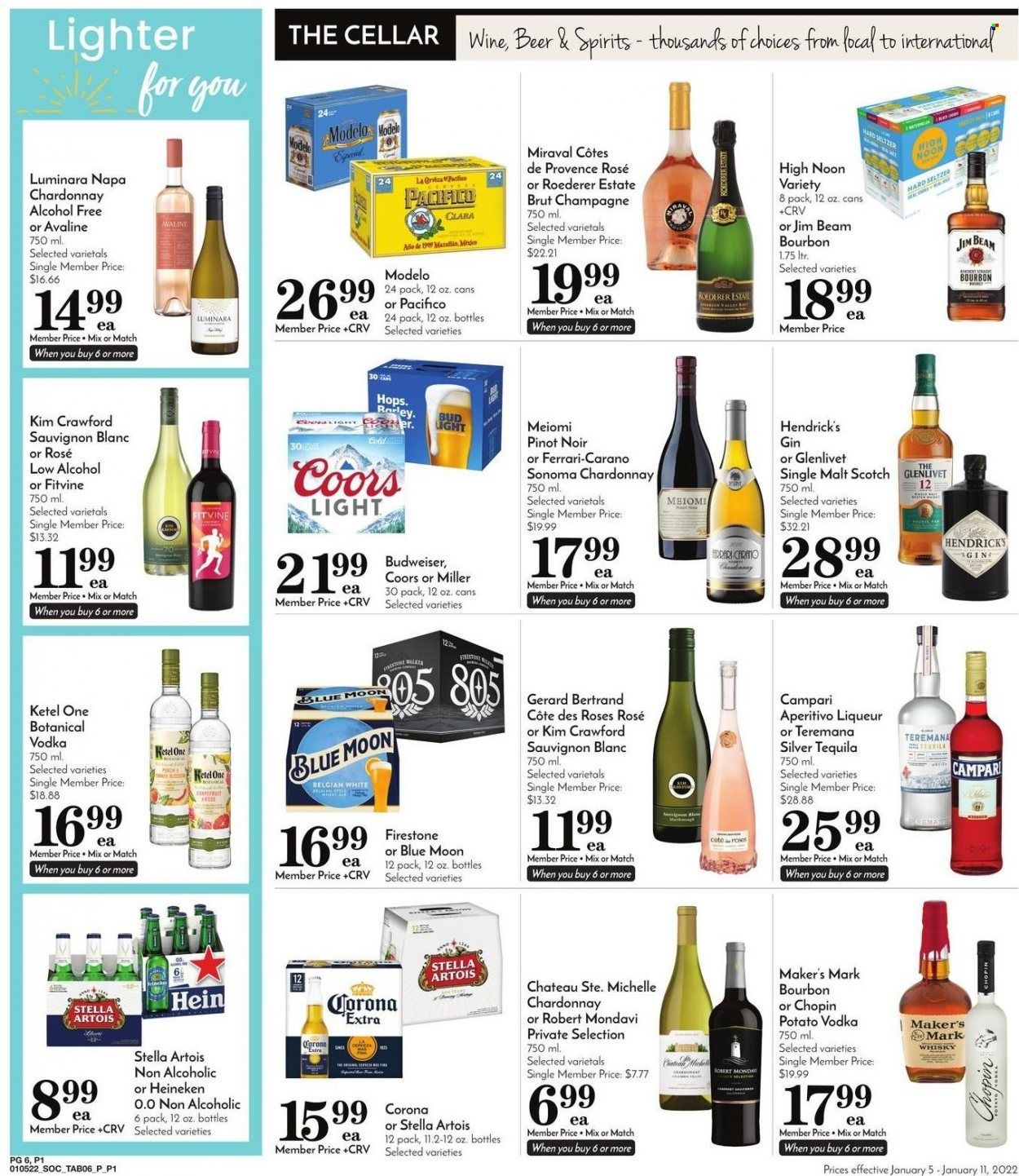 Pavilions (CA) Weekly Ad Flyer January 5 to January 12