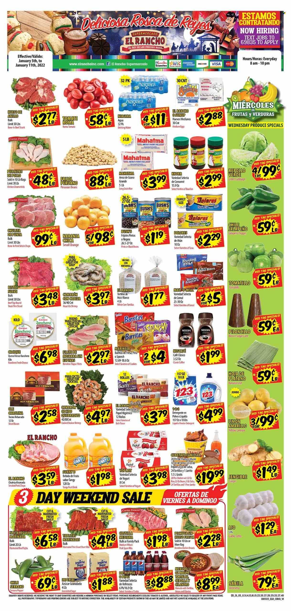 El Rancho (TX) Weekly Ad Flyer January 5 to January 12