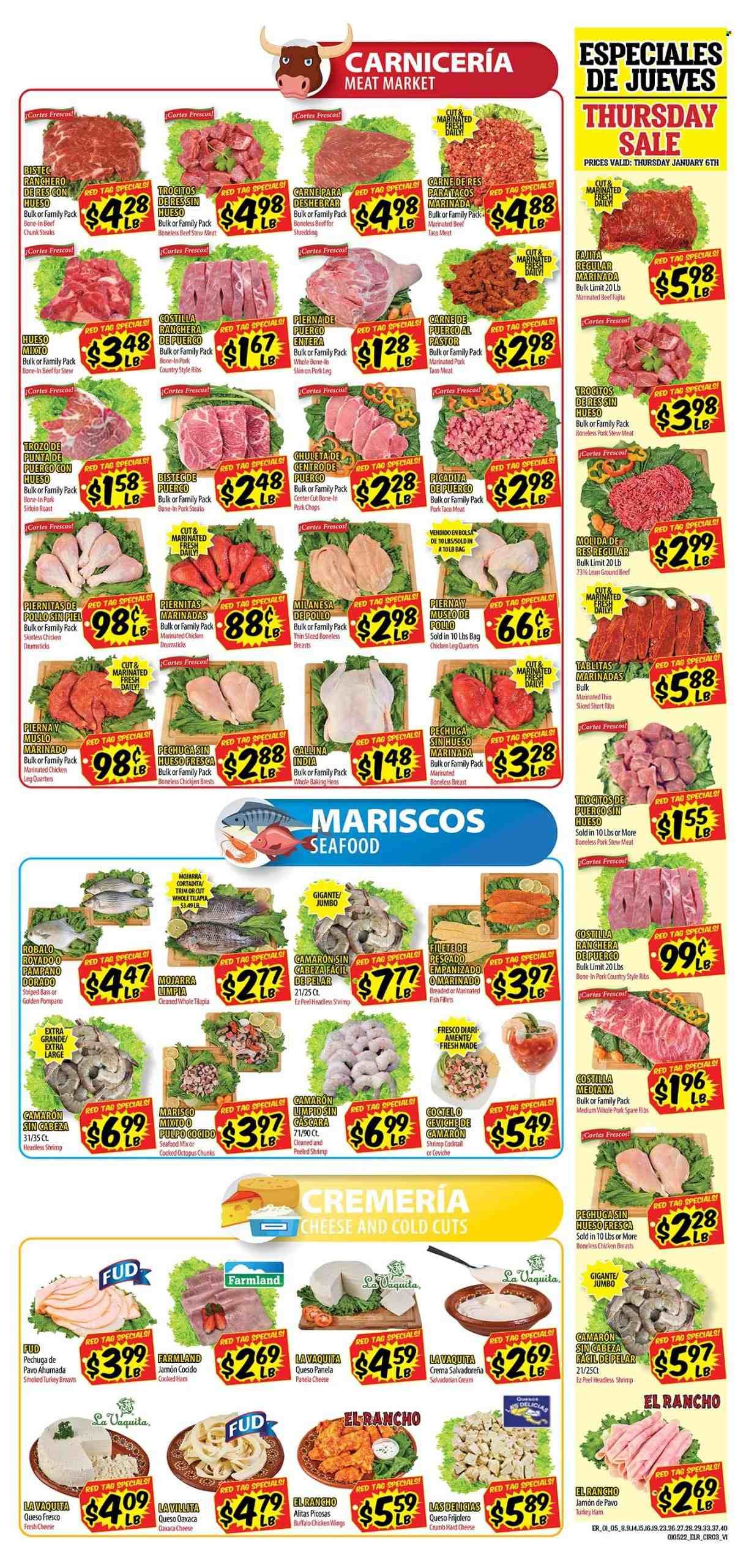 El Rancho (TX) Weekly Ad Flyer January 5 to January 12