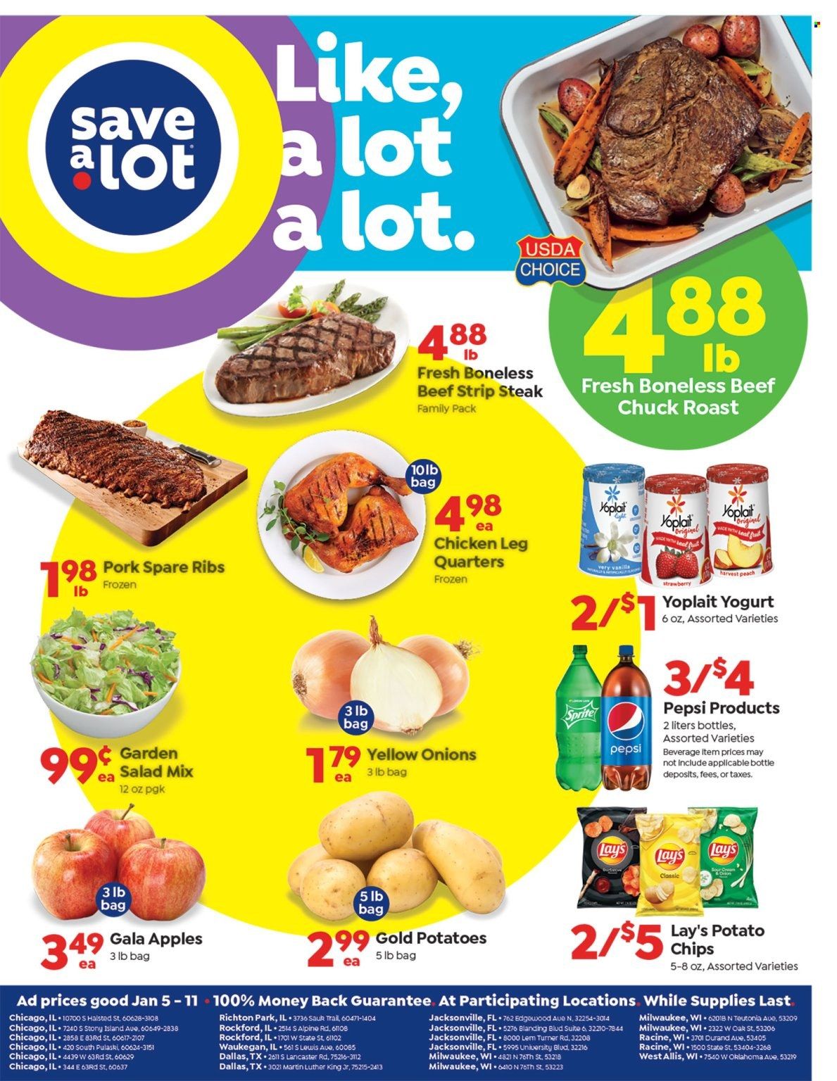 Save a Lot Weekly Ad Flyer January 5 to January 12