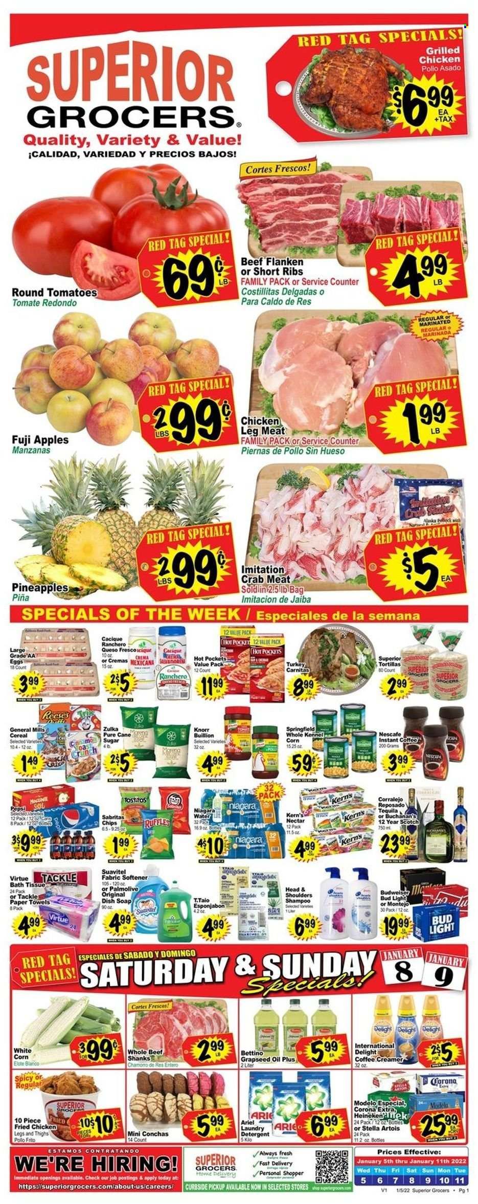 Superior Grocers (CA) Weekly Ad Flyer January 5 to January 12