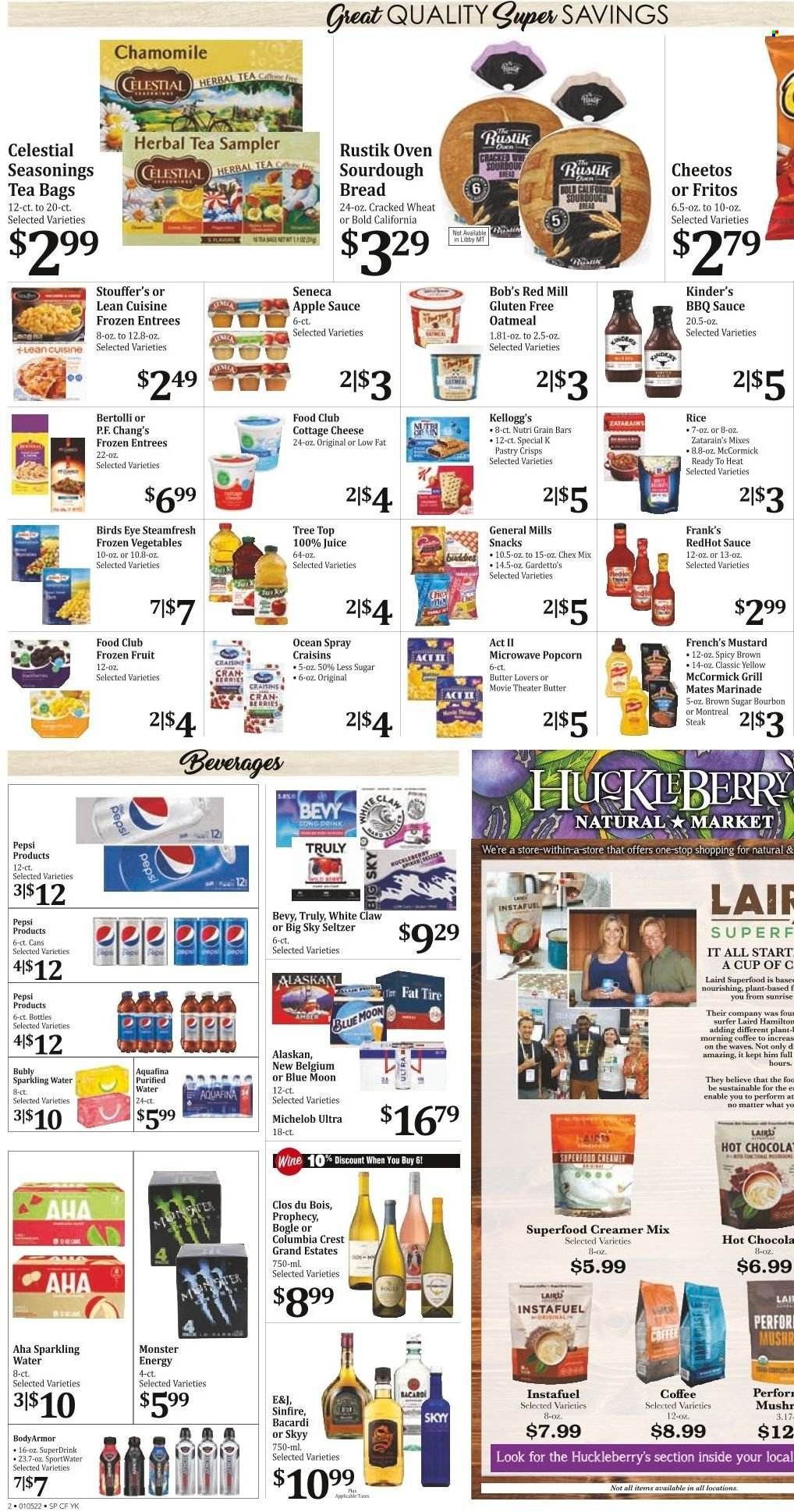 Rosauers (ID, MT, OR, WA) Weekly Ad Flyer January 5 to January 12