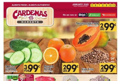 Cardenas (CA, NV) Weekly Ad Flyer January 5 to January 12