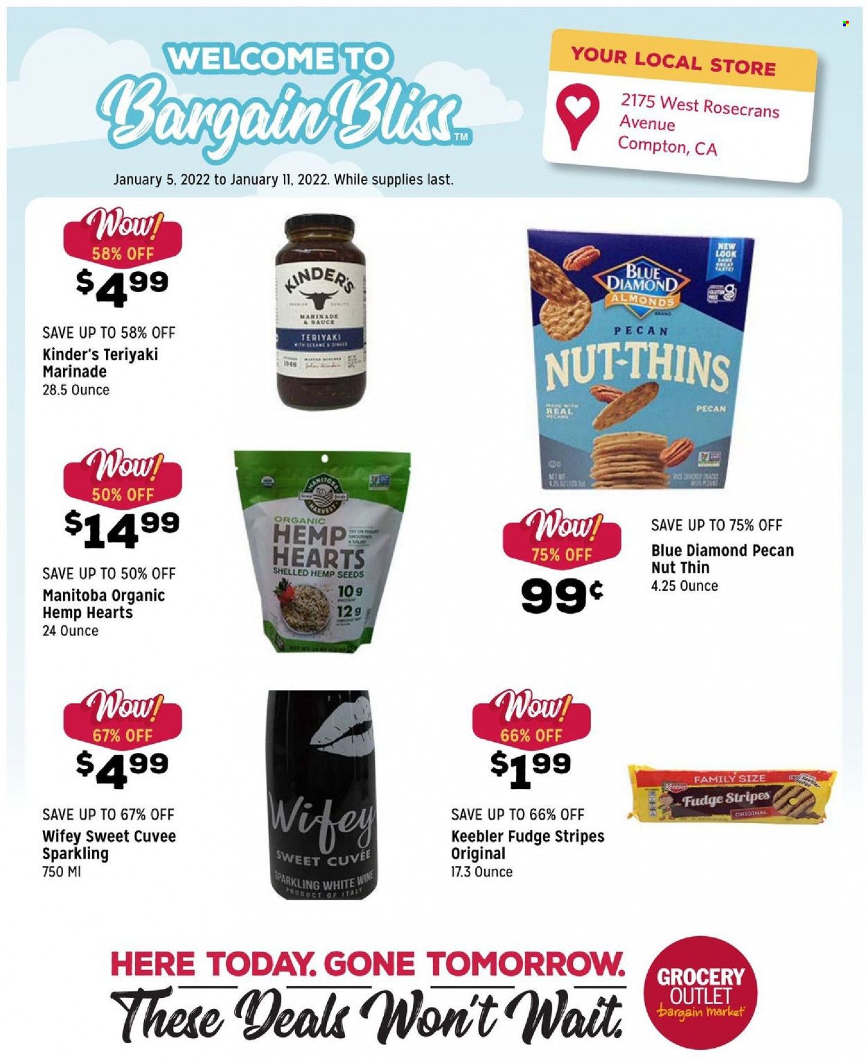 Grocery Outlet (CA, ID, OR, PA, WA) Weekly Ad Flyer January 5 to January 12