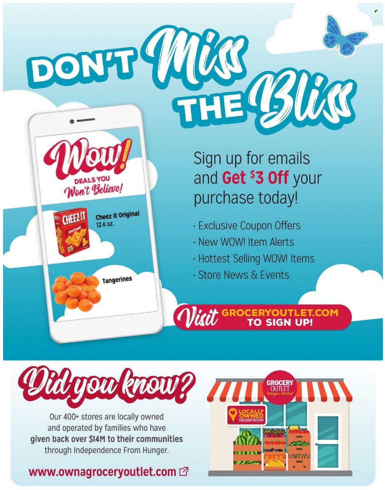 Grocery Outlet (CA, ID, OR, PA, WA) Weekly Ad Flyer January 5 to January 12