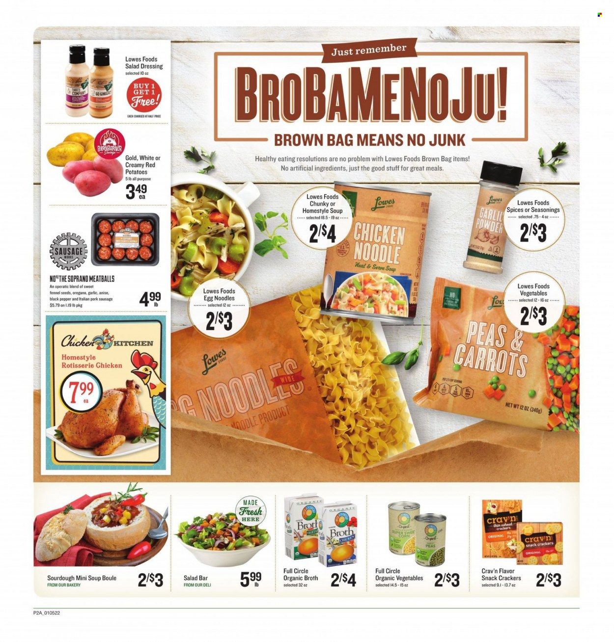 Lowes Foods (NC, SC) Weekly Ad Flyer January 5 to January 12