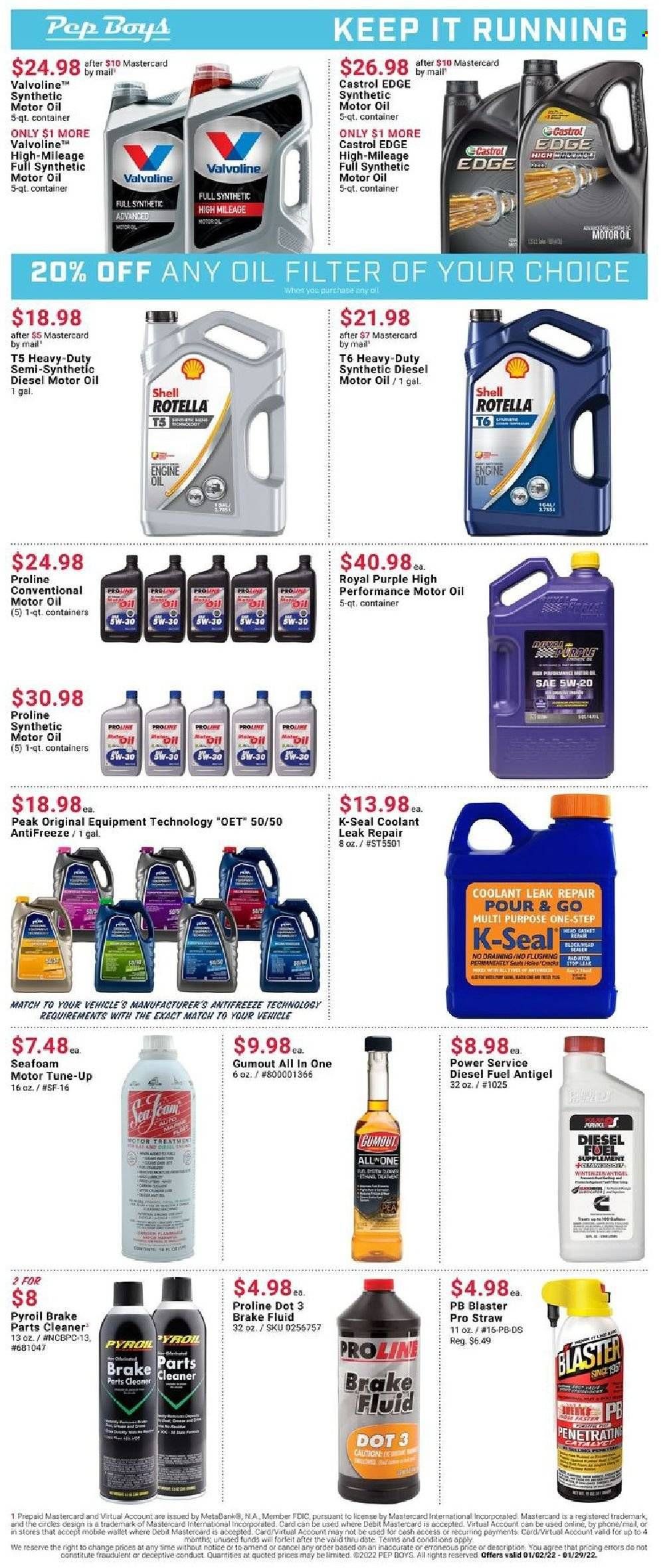 Pep Boys Weekly Ad Flyer January 5 to January 12