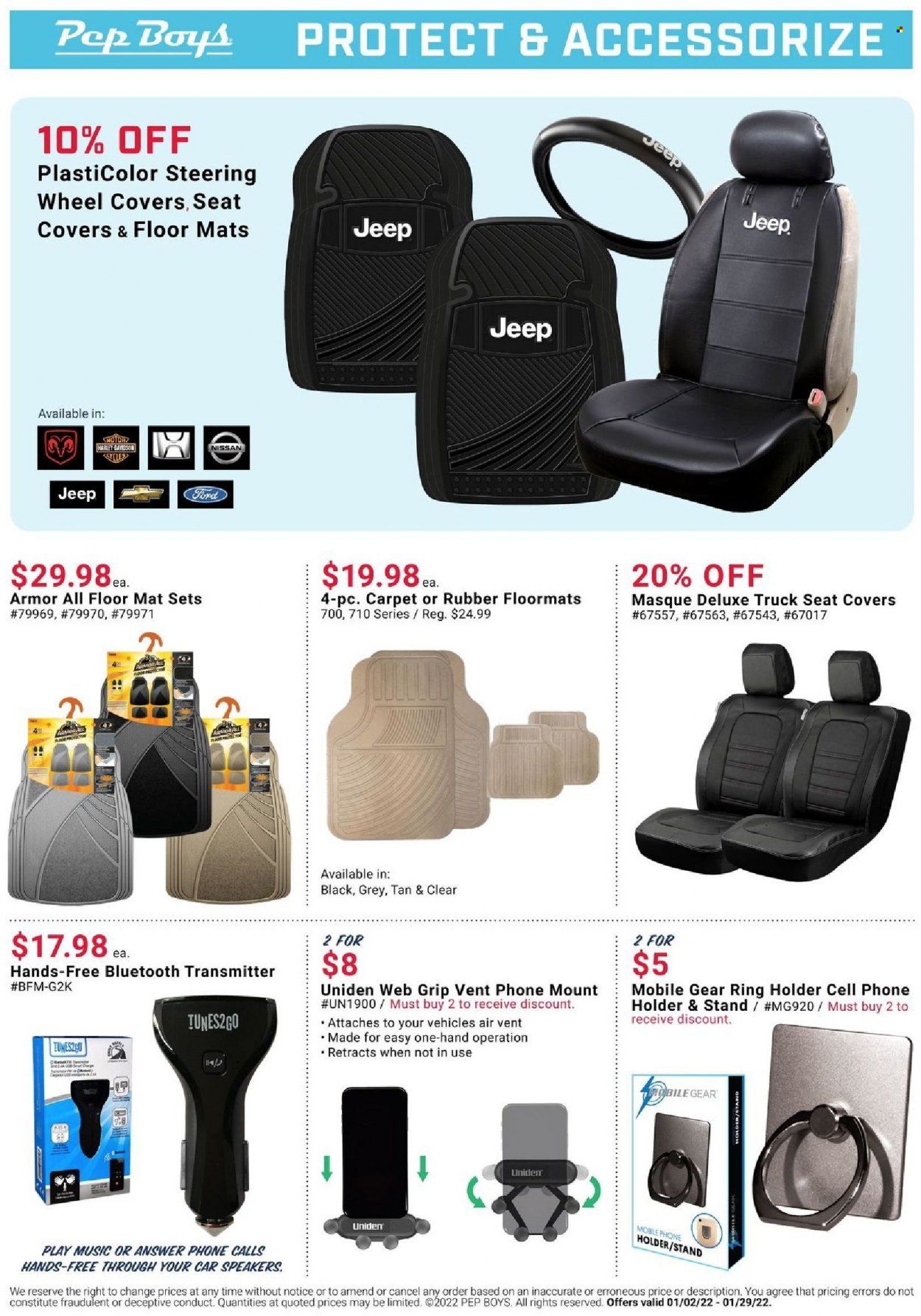 Pep Boys Weekly Ad Flyer January 5 to January 12