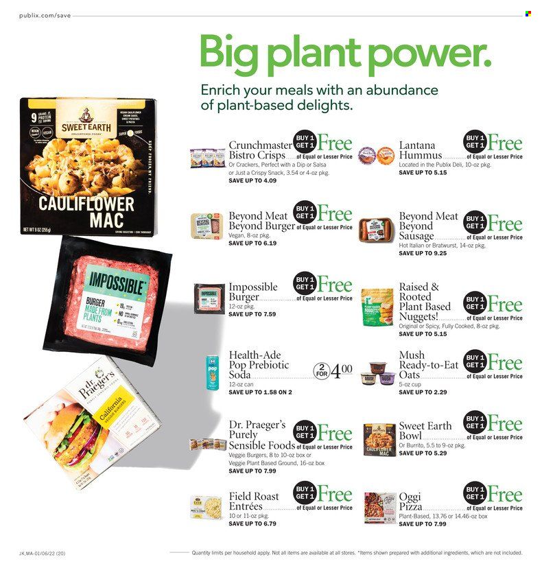 Publix (AL, FL, GA, NC, SC, TN) Weekly Ad Flyer January 6 to January 13