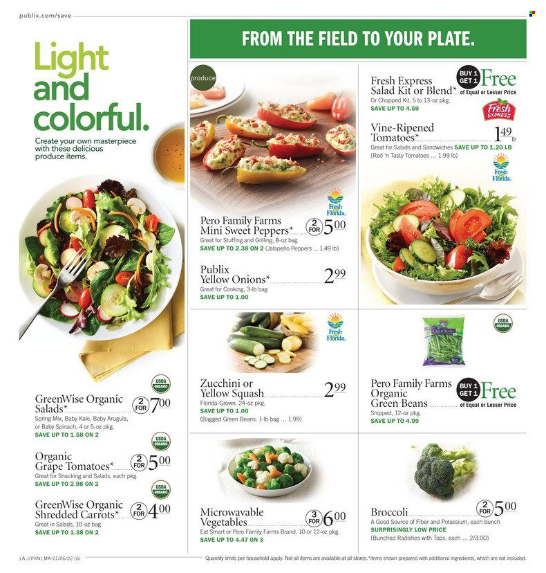 Publix (AL, FL, GA, NC, SC, TN) Weekly Ad Flyer January 6 to January 13
