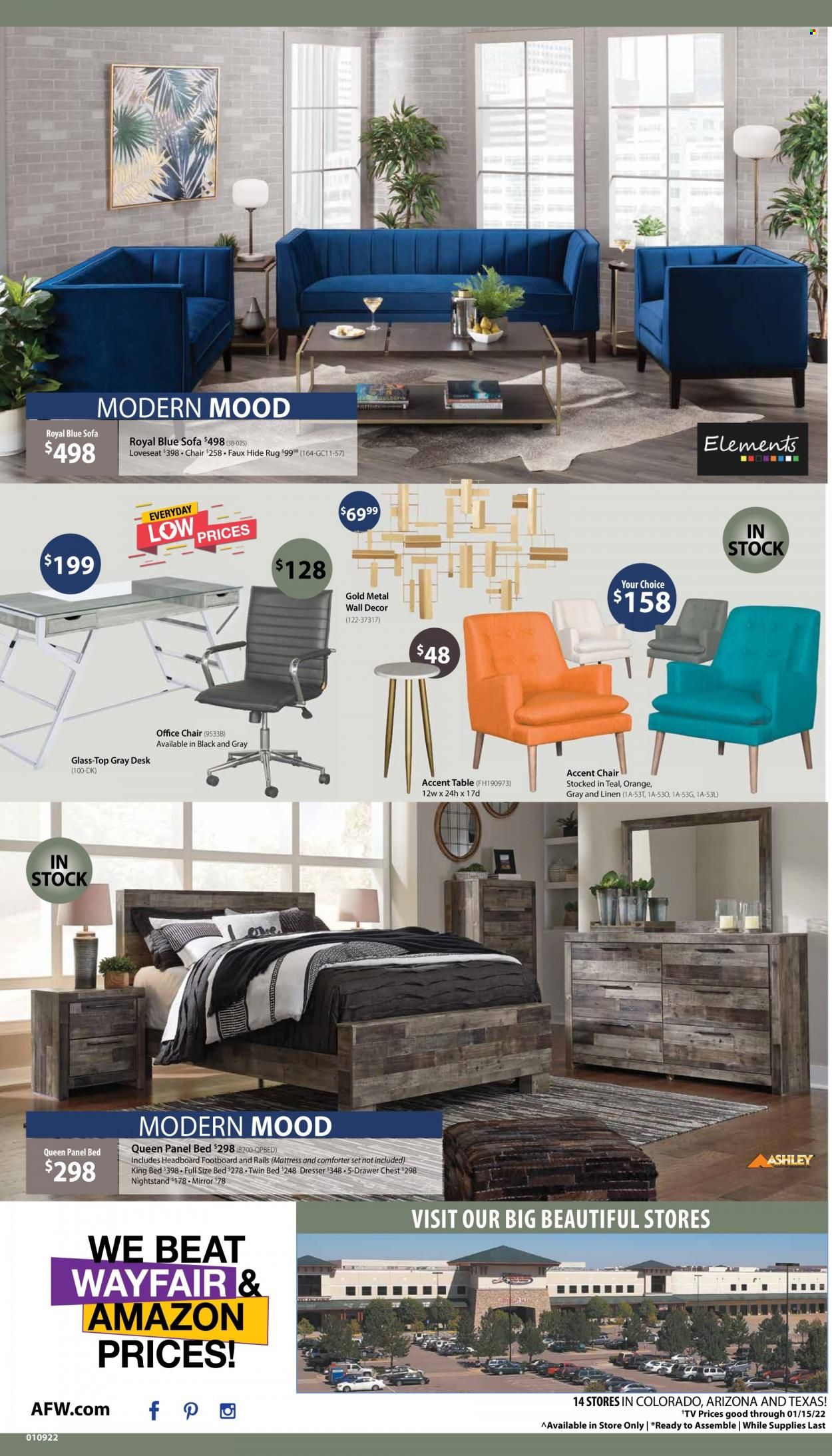 American Furniture Warehouse (AZ, CO, TX) Weekly Ad Flyer January 6 to January 13