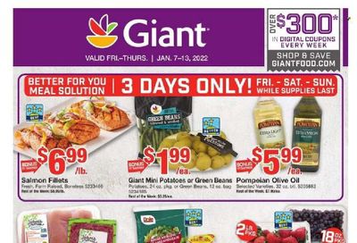 Giant Food (DE, MD, VA) Weekly Ad Flyer January 6 to January 13