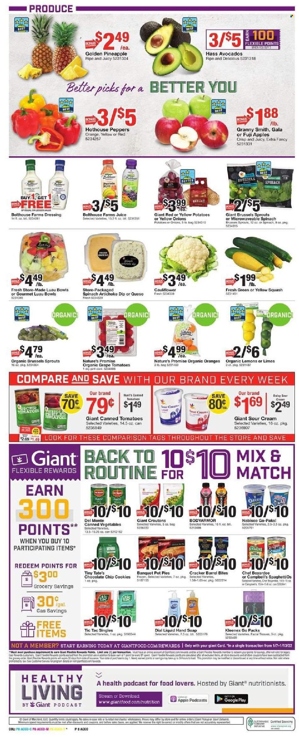 Giant Food (DE, MD, VA) Weekly Ad Flyer January 6 to January 13
