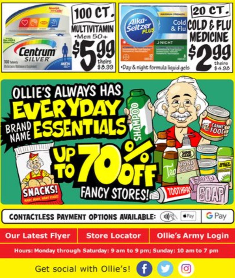 Ollie's Bargain Outlet Weekly Ad Flyer January 6 to January 13