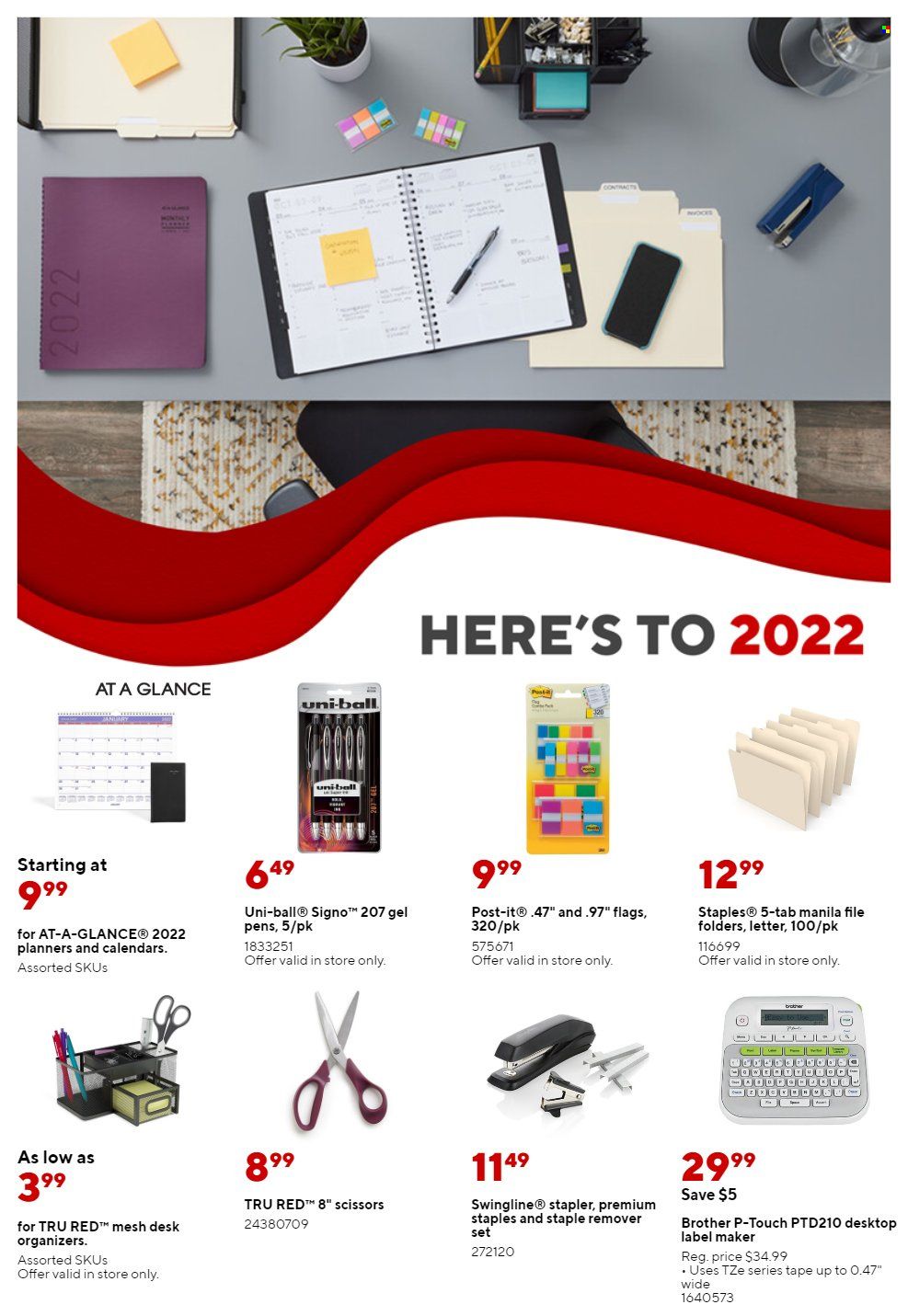 Staples Weekly Ad Flyer January 6 to January 13