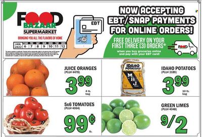 Food Bazaar (CT, NJ, NY) Weekly Ad Flyer January 6 to January 13
