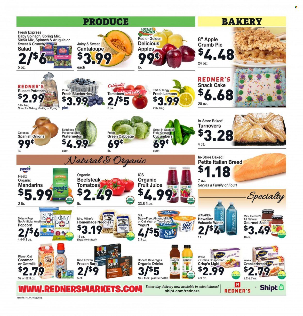 Redner's Markets (DE, MD, PA) Weekly Ad Flyer January 6 to January 13