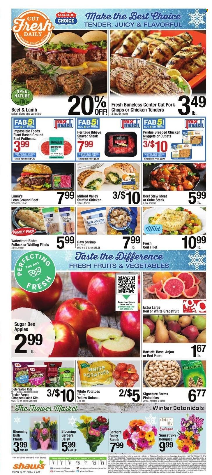 Shaw’s (MA, ME, NH, RI, VT) Weekly Ad Flyer January 6 to January 13
