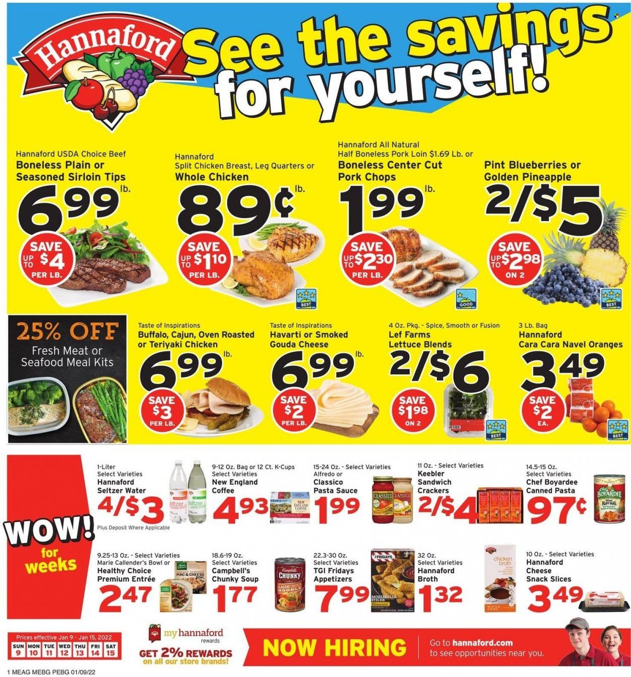 Hannaford (ME) Weekly Ad Flyer January 7 to January 14