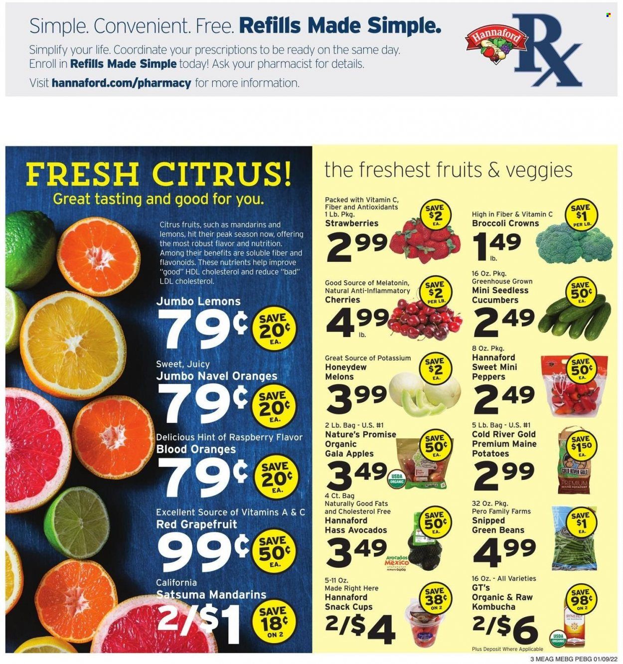 Hannaford (ME) Weekly Ad Flyer January 7 to January 14