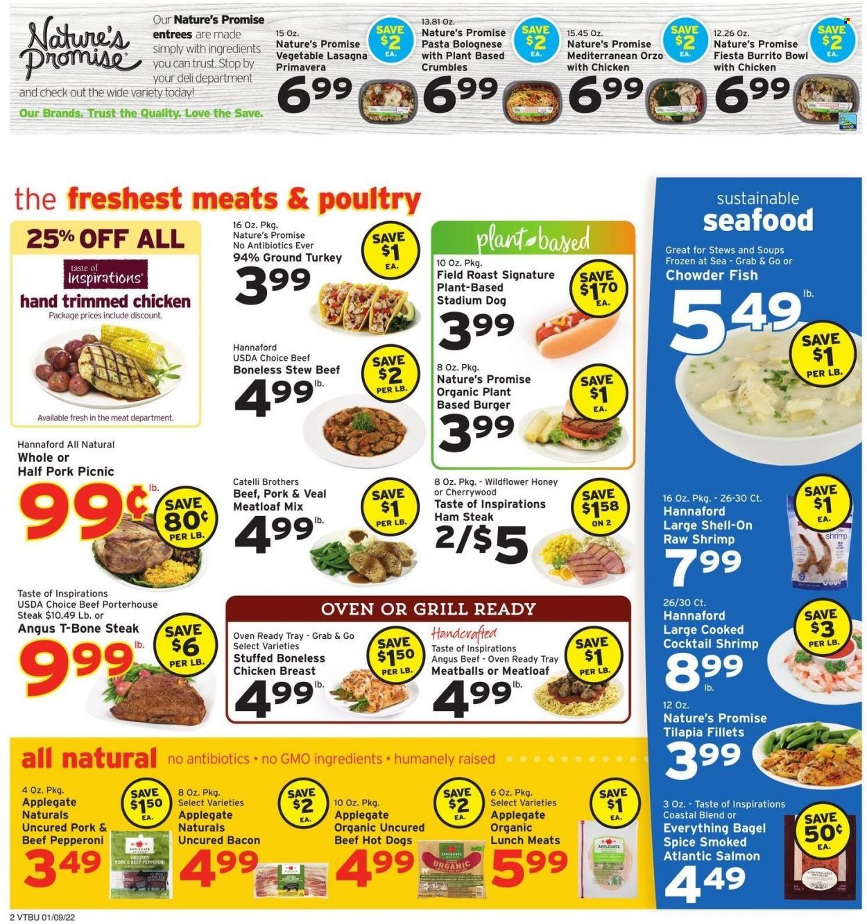 Hannaford (VT) Weekly Ad Flyer January 7 to January 14