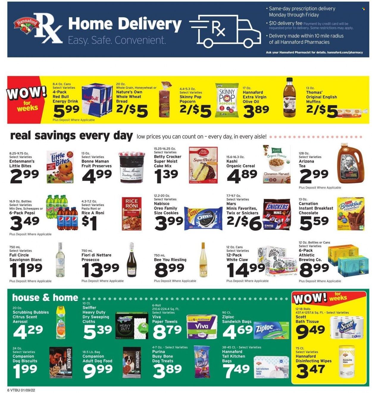 Hannaford (VT) Weekly Ad Flyer January 7 to January 14