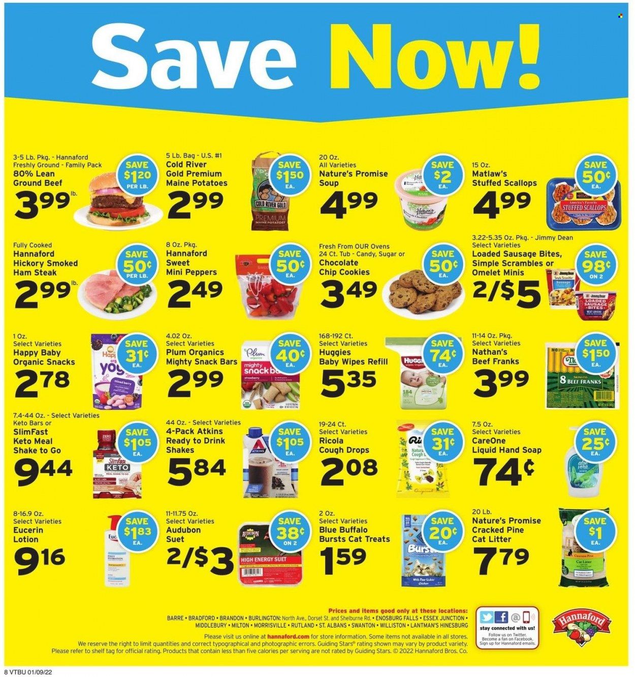 Hannaford (VT) Weekly Ad Flyer January 7 to January 14