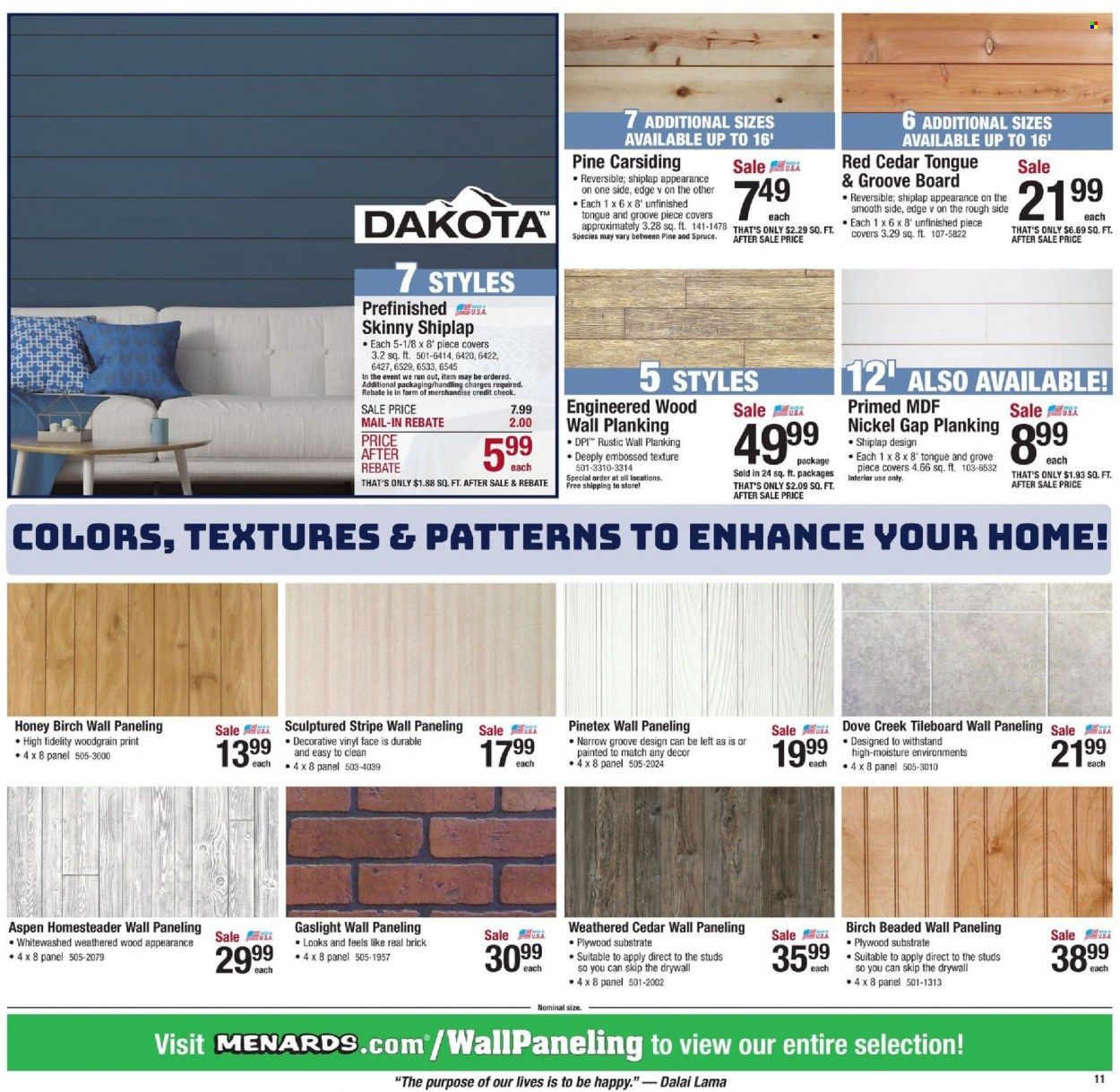Menards Weekly Ad Flyer January 7 to January 14