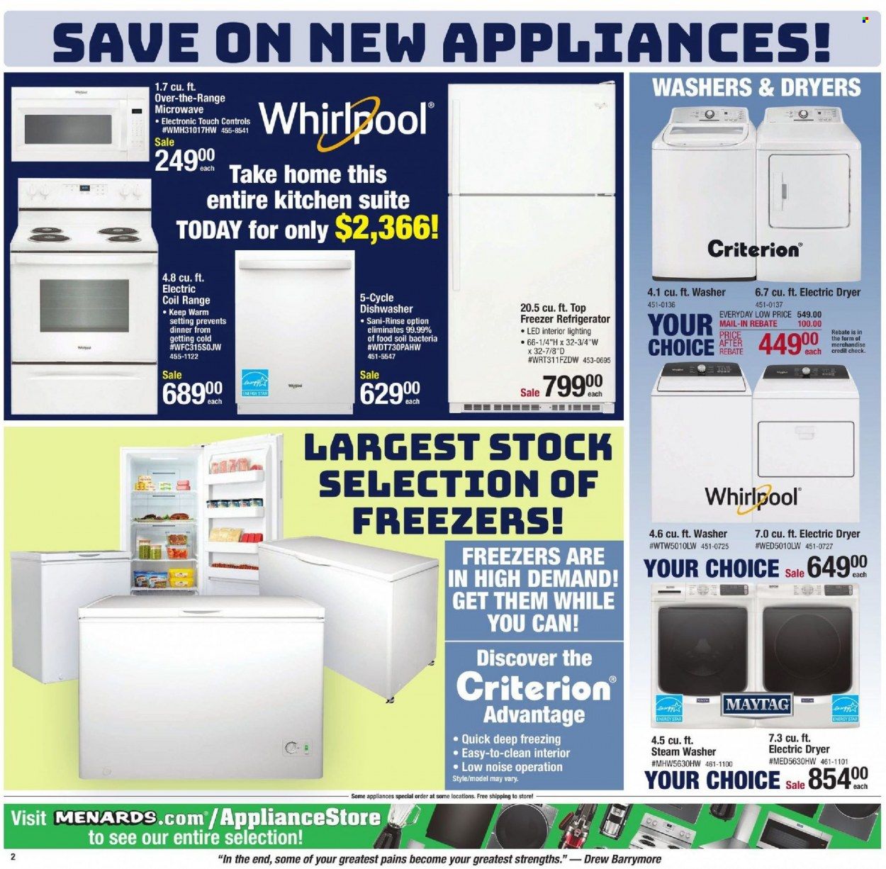 Menards Weekly Ad Flyer January 7 to January 14
