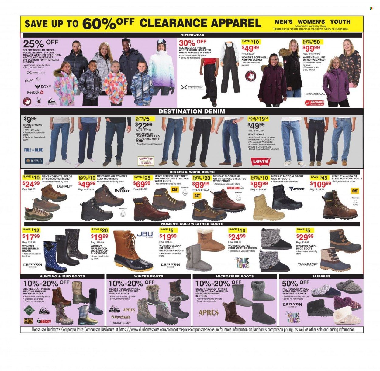 Dunham's Sports Weekly Ad Flyer January 12 to January 19