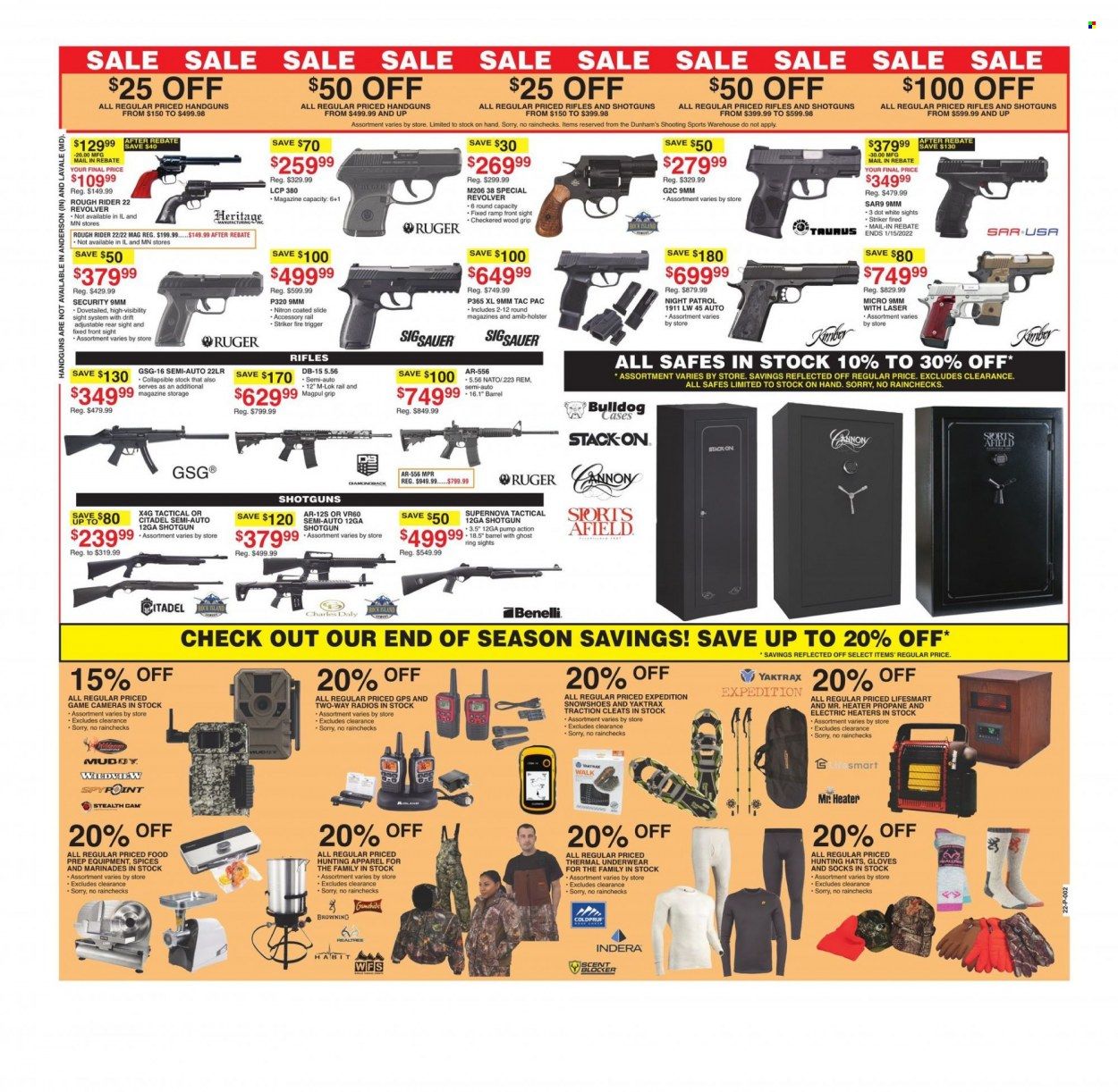 Dunham's Sports Weekly Ad Flyer January 12 to January 19