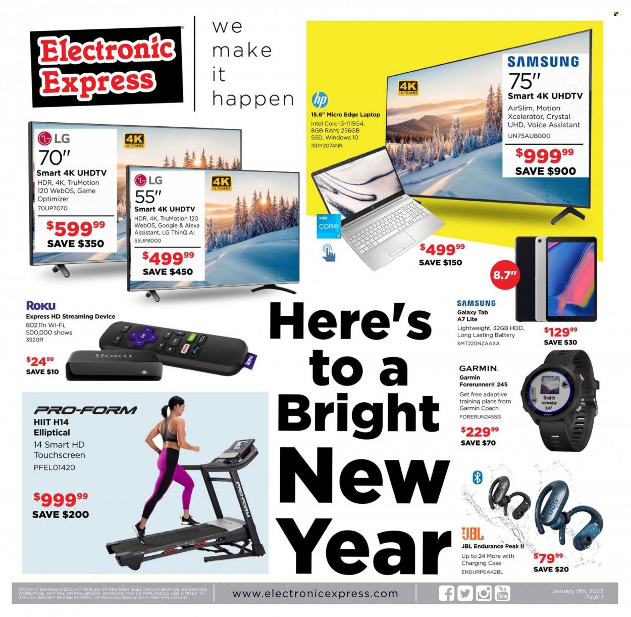 Electronic Express (AL, TN) Weekly Ad Flyer January 12 to January 19