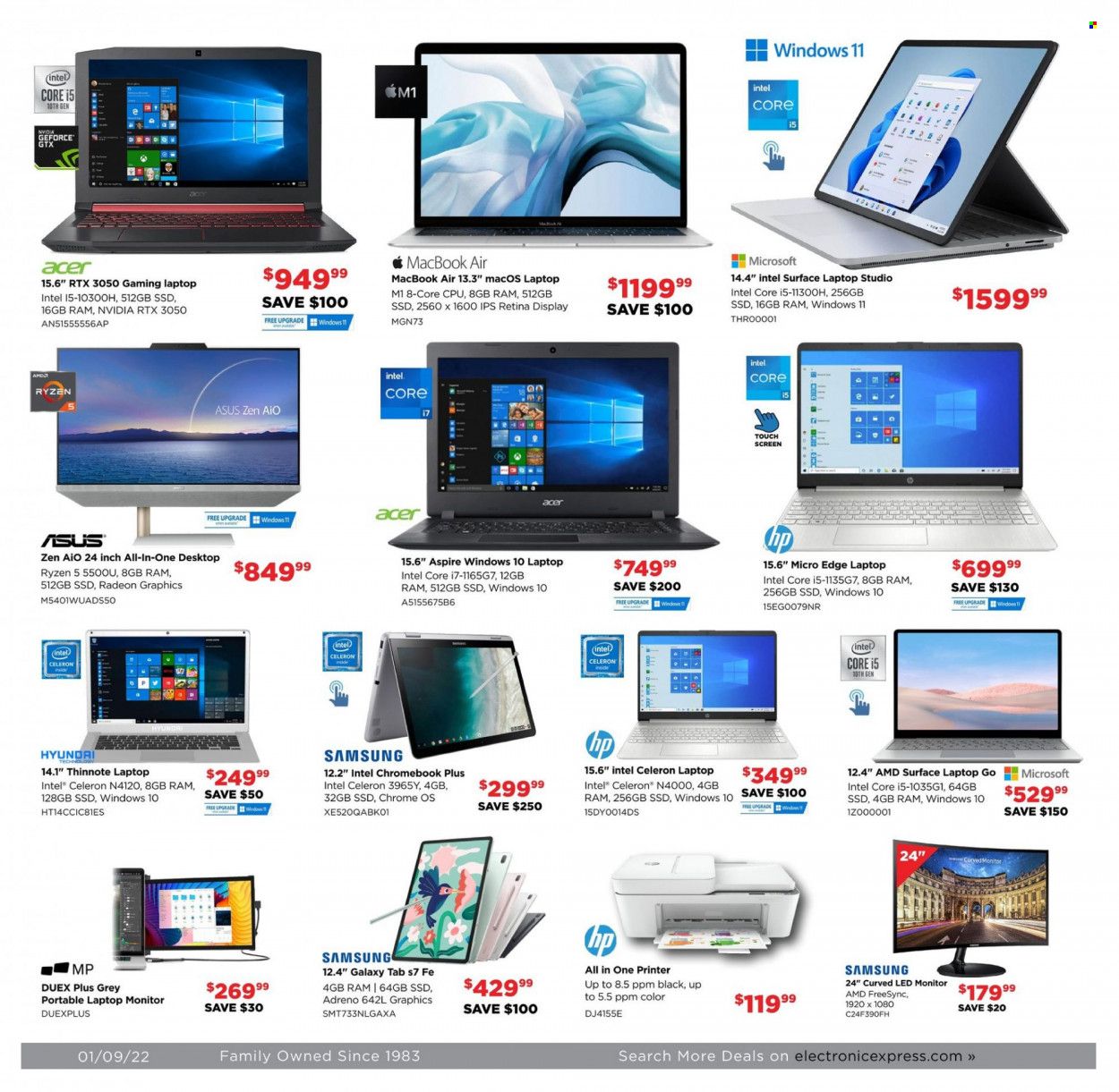 Electronic Express (AL, TN) Weekly Ad Flyer January 12 to January 19