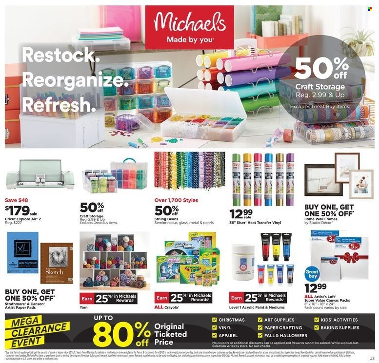 Michaels Weekly Ad Flyer January 12 to January 19