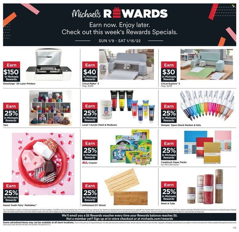 Michaels Weekly Ad Flyer January 12 to January 19